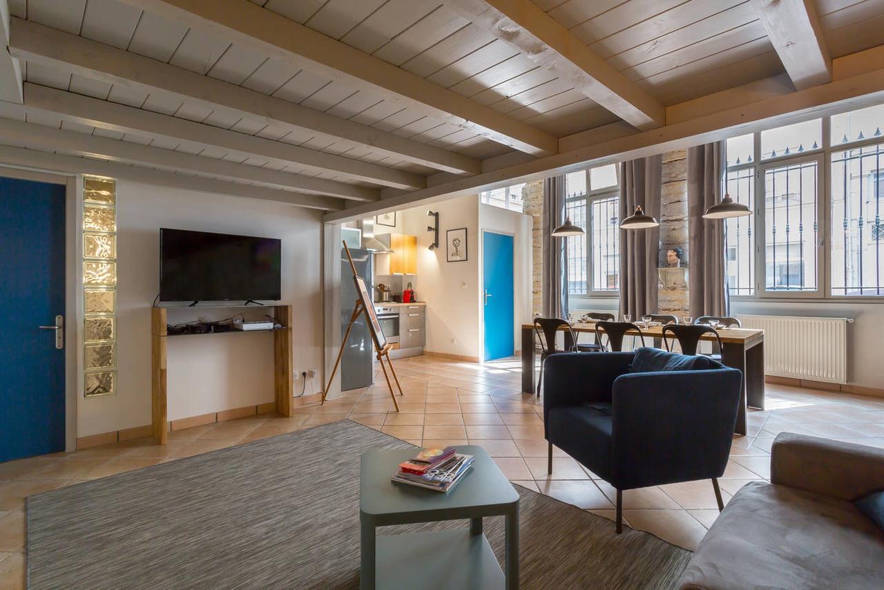 Guestready- Typical Croix-Roussien Flat Lägenhet Lyon Exteriör bild
